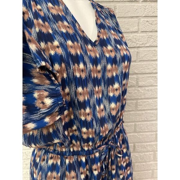 Skies Are Blue Multicolored Long Sleeve Shift Dress Size XS NWT - Picture 7 of 14